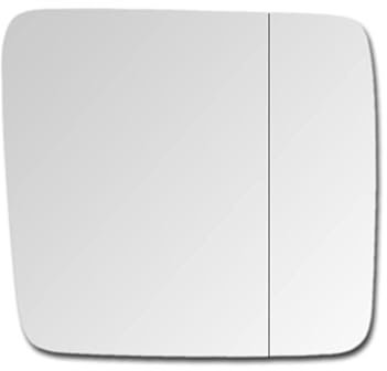 Spiegelglas zum Kleben Ersatzspiegelglas Außenspiegel Rechts Asphärisch passend für MERCEDES E-KLASSE W124 1985-1996