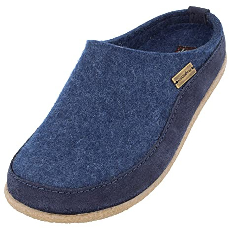 HAFLINGER Blizzard Skane Filzpantoffel Hausschuh Gummisohle Unisex