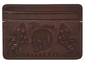 Fossil Geldbörse für Herren –Kartenmäppchen Bronson Eco-Leder, ML4536206 – 10 cm L x 0,63 cm B x 7 cm H