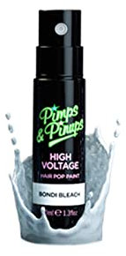 Color Haarspray 40 ml 6 Farben Haarfarben Spray Farbspray Fasching Karneval Halloween Haarfärbespray farbig (weiß)