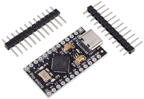 Paradisetronic.com Módulo Pro Micro con conector USB-C, ATmega32U4, Arduino Leonardo Board similar, 5 V, 16 MHz