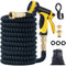 Garden Hose 100ft 30m, Expanding Water Hose Pipe with 3/4&1/2 Solid Brass Connectors, 10 Functions Spray