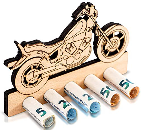 DARO Design - Motorrad, Chopper, Rocker - Geldgeschenk Holz