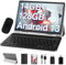 2025 Newest Android 13 Tablet 10 Pulgadas 14GB RAM + 128GB ROM (1TB TF), 8000mAh, Octa-Core 2.0Ghz, GPS, 5G + 2.4G WiFi, Bluetooth 5.0 | 5+8MP | Type C | Tablet PC con Funda, Teclado e Ratón - Gris