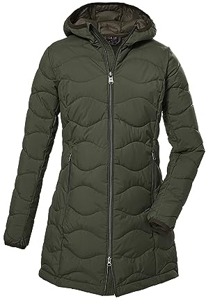 G.I.G.A. DX Damen Steppparka mit Kapuze/Funktionsparka in Daunenoptik GW 20 WMN QLTD PRK, oliv, 36, 39844-000