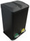 EVRE 40 L Recycling Pedal Bin 2 x 20 Litre Rectangular Double Compartment Rubbish Separation with Removable Buckets, Odour Seal & Anti-Marking Finish (Black)