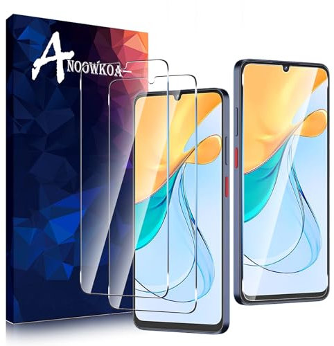 Anoowkoa Protector de Pantalla para ZTE Blade V50 Vita,Cristal Templado Pantalla Entera Antihuellas elícula protectora de vidrio templado ZTE Blade V50 Vita,2 PCS
