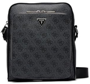 GUESS Milano Top Zip Xbody With Front Pocket Black
