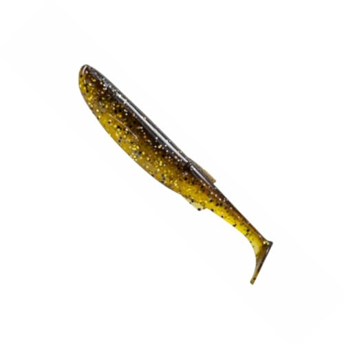Savage Gear Craft Bleak Clam - Gummifische, Farbe:Motoroil UV, Länge/Gewicht/Packungsinhalt:12cm / 11.8g / 4 Stück