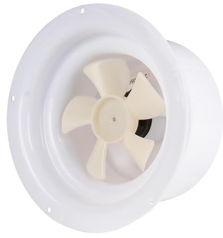 Ronyme Rvs Solar Ventilation Fan, Solar Roof Fan Vent, Easy to Install Solar Plumbing Vent, for Yacht Rvs Marine Boat Trailer