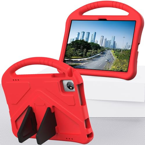 Funda ligera a prueba de golpes para niños, compatible con Teclast M40 Pro (2023)/M40 Plus 2023/2022/M40 SE 2022/M40 (2022/P40S (2023), con soporte de asa, esquina gruesa protección contra impactos (V
