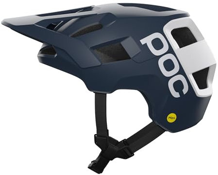 POC Unisex – Erwachsene Kortal Race MIPS Helm, Apatite Navy Matt/Hydrogen White Matt, L (59-62cm)