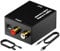Digital to Analog Audio Converter, DAC Support Digital SPDIF Optical Input to Analog L/R RCA Output Converter Toslink Optical to L/R Audio Adapter for PS3, HD DVD, PS4, Amp, Apple TV