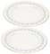 MAGICLULU 2St Blattkeramikplatte Snackteller aus Porzellan Gemüseteller kleiner Dessertteller dekorative Servierplatten küchenmaschiene kochgeschirr pastaqueen Speiseteller Salatgericht Blue