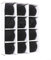 12PCS Decorative Christmas Balls, Hanging Decorations for Christmas Tree Velvet Baubles, for Home Office Party Holiday Decoration(Black)