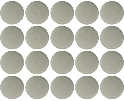 cyclingcolors 20x Abdeckkappen für Torx T25 Schrauben Schraubenabdeckung Schraubenkappen Zierkappen Kunststoff, Grau 7035 (Šedá 7035)