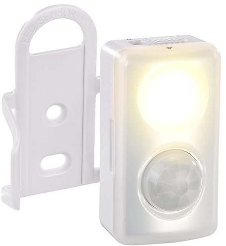 PEARL Nachtlicht Batterie: LED-Nachtlicht mit Bewegungs- und Dämmerungs-Sensor, Batteriebetrieb (Bewegungsmelder, LED mit Bewegungssensor, Wand Deckenleuchte)