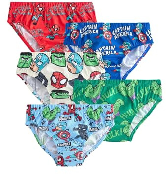 NEXT Jungen Unterhosen im 5er-Pack Marvel 92-98