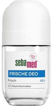 Sebamed Deo Roll-On, Frische Deo Frisch 50 ml, mit 48 Stunden Wirkung, ohne Aluminiumsalze, effektive Wirkformel mit Bisabolol, pH-Wert 5,5 stärkt den Hautschutzmantel