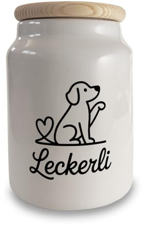 speecheese Hunde Leckerli Herz Keksdose für Haustierfreunde originelles Hundefutter Accessoire