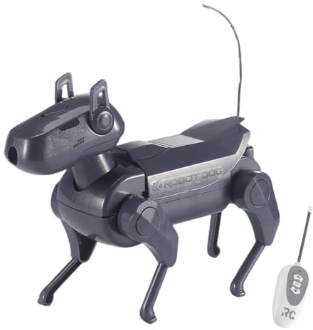 Roboterhund mit Fernbedienung: elektrisches Spielzeug für Haustiere, zum Gehen und Tanzen, interaktiver Roboter-Begleiter, programmierbares Bewegungsgerät, lustiges Unterhaltungsgerät und du