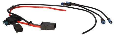 36V Akku-Kabelset mit 35A Sicherung, Verbindung für 3×12V Bleiakkus, vormontierte Steckverbindungen, robustes Ersatzteil für E‑Scooter 36V Systeme, inkl. Sicherungshalter