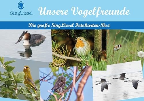 Unsere Vogelfreunde: Die große SingLiesel Fotokarten-Box: Die große SingLiesel-Fotokarten-Box Vögel