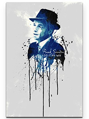 Frank Sinatra 90x60cm auf Leinwand gespannt fertig zum aufhängen