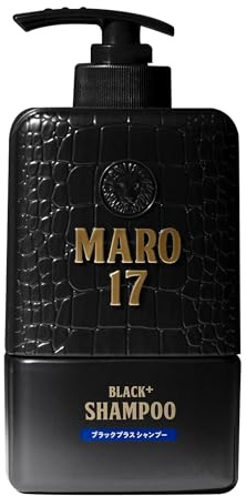 MARO17 MARO17 Black+ Shampoo – Herren-Shampoo für graues Haar | Sulfatfrei mit DHT-Blocker und Kollagen, schützt die Follikel, fördert das Wachstum und beugt Vergrauung vor