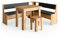 Vicco Eckbankgruppe Roman, Goldkraft Eiche/Anthrazit, 180 x 150 cm mit Tisch