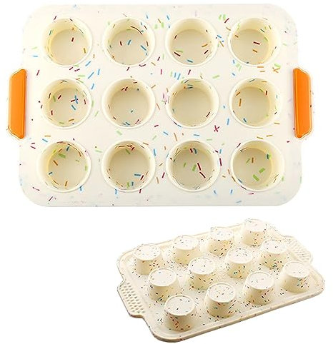 Bandeja para Hornear Mini Baguette, Crujiente y Perforada Antiadherente - Molde para Pan Francés y Panecillos (Colores Dulces)