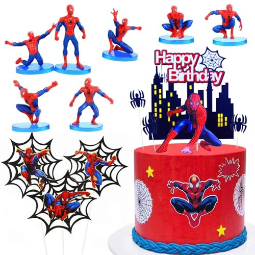 Tortendeko Geburtstag, 19 Stück Tortenaufleger, Cupcake Toppers Junge&Mädchen,Cake Topper, Tortendeko für Happy Birthday Tortendeko Party Dekorationen für Kinder