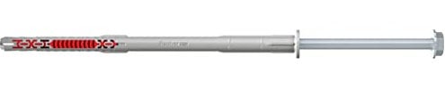 Fischer Tasselli Prolungati DuoXpand FUS 10x160 con Vite a Testa Esagonale Flangiata in Acciaio Zincato, 50 Pz, 562171
