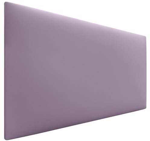 DHOME Cabecero de Polipiel o Tela AQUALINE Liso cabeceros Cabezal tapizado Cama Lujo (Polipiel Lila, 90cm (Camas 70/80/90)