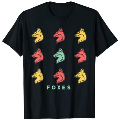 Foxes I Rotfuchs Fuchs Fuchsschwanz Tiere T-Shirt