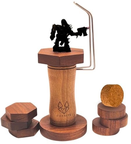 FOXBITE Miniature Painting Holder, Painting Handle for Miniautres Paint Handle Compatible with DND Miniatures, Scale Model, Fantasy Figurines
