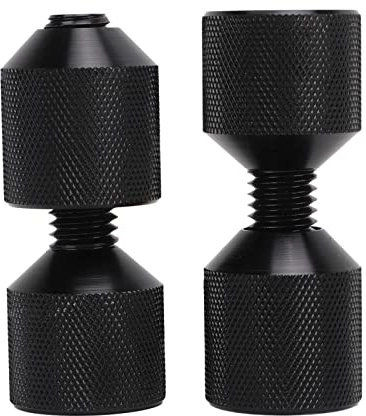 Zwei-Loch-Pins-Set, 2 Stück 1-1/8-Zoll Zwei-Loch-Pins-Set Aluminium Gewinde 2 Loch Flansch Ausrichtung Pin-Pipefitter-Werkzeuge für ASME 150LB Flansche von 1/2in-14in
