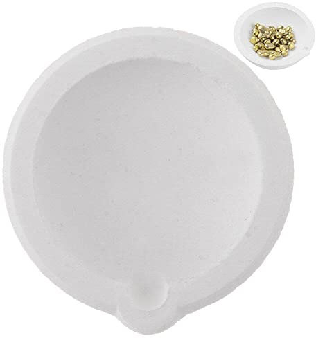 Dinntty Bijoux Fondre Plats Pot résistant aux Hautes températures creuset Plat Bol métal Bijoux coulée conteneur