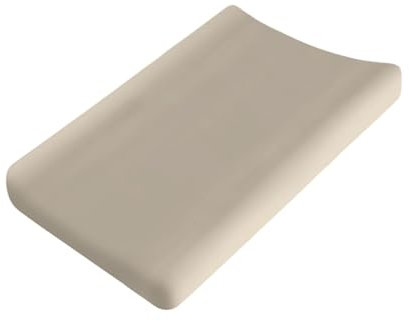 Wanyint Wickelunterlage für Jungen und Mädchen, Wickelunterlage, ultraweich, atmungsaktiv, Wickeltischauflage, bequeme Wickelunterlage, Weiß
