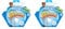 Wubble Super Bubble Ball - Blue | Looks Like a Bubble, Plays Like a Ball! | Inflates to 80cm Tall | Pump not Included | Outdoor Garden Toys | Ages 6+ (Pack of 2)