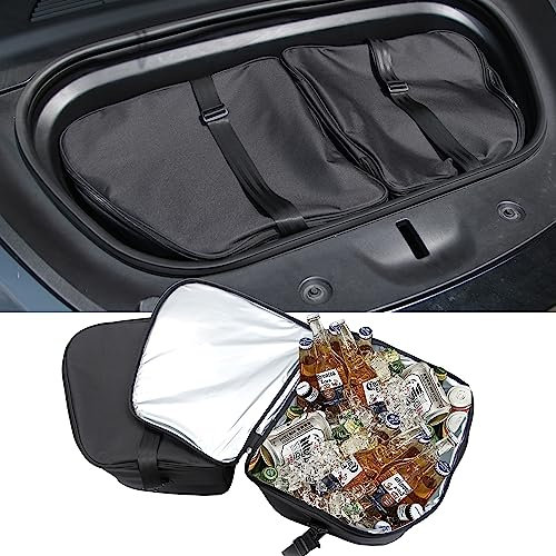 Leikaendi Front Trunk Cooler Organizer for Tesla Model Y 2020-2024, Insulation Cooler Bag Front Trunk Storage Organizers Accessories for Outdoor Camping