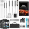 25Pcs BBQ Barbecue Tool Set,BBQ Grill Tools Set Stainless Steel Grilling Kit for Camping, Kitchen,with Bag, Portable Grilling Utensils for Men and Woman Gift