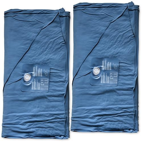AQUA ROYAL Wasserbetten Matratzen Softside DUAL - Zwei Wasserkerne (beide Seiten) für 200x220 cm Wasserbett Normale Beruhigung F4