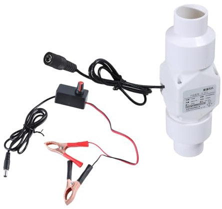 12V Extractor Fan Low Noise Inline Duct Hydroponic Air Blower Exhaust Fan for Home Bathroom Grow Room Ventilation