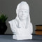 Statue Juri Gagarin, erster russischer Astronaut der Sowjetunion, Büste, 25,4 cm, weiße Skulptur, Sammlerkunstfigur
