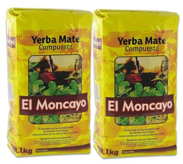 Pack 2 Unidades - Yerba Mate Compuesta El Moncayo 1Kg