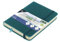 Skizzenbuch Kangaro A6 Dark Turquoise PU Hardcover 80 Blatt 140 Gramm cremefarbenes Papier mit Gummiband und Band