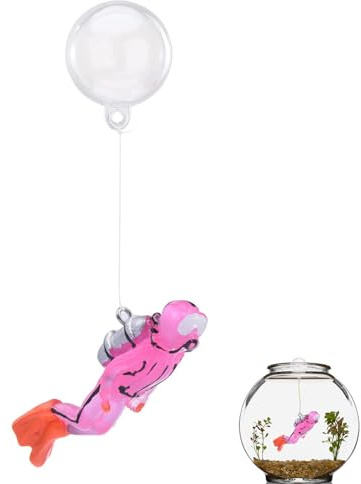Jubilofex Décorations flottantes pour aquarium - Glow-in-The-Dark Fish - Décoration d'aquarium - Jouet pour aquarium