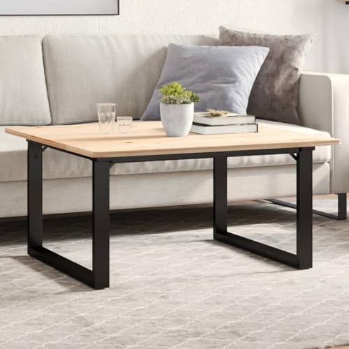 PHGTYUK Couchtischbeine O-Gestell 80x70x43 cm Stahl Metall Tischgestell für stabile Tischplatte Befestigung - 4 Stück Tischbeine aus pulverbeschichtetem Stahl für Industrie-Stil Möbel