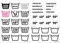 Wandkings Wäsche Aufkleber - selbstklebende & transparente Etiketten zum einfachen Wäsche sortieren - inkl. Etiketten zum selber beschreiben - 37 Sticker